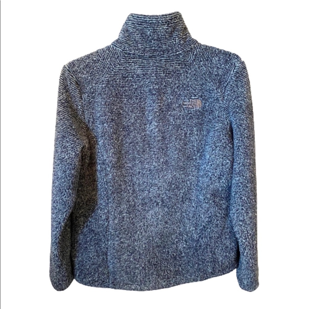 North Face Womens Fleece Jacket Never Stop Exploring Terry Cloth Deep Pile Sz S - Picture 2 of 2